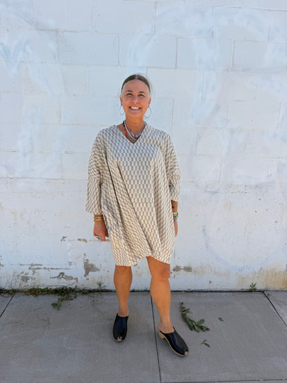 Dress / Tunic Grey Small Rectangle