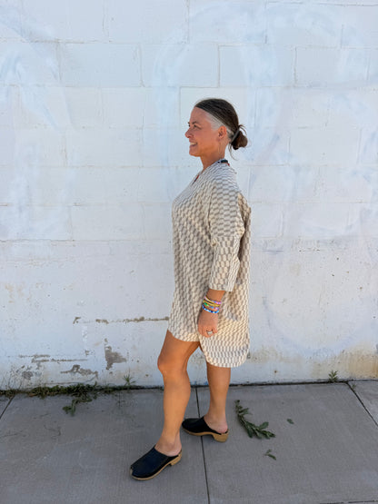 Dress / Tunic Grey Small Rectangle