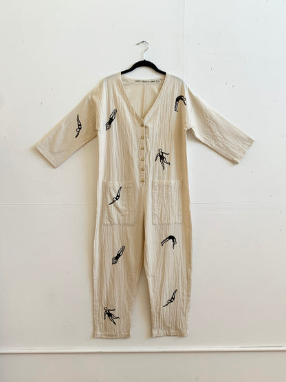 The Swimmers Jumpsuit (XS-L) White or Cream