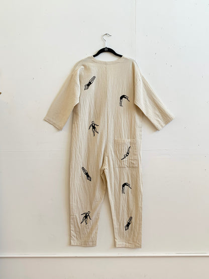 The Swimmers Jumpsuit (XS-L) White or Cream