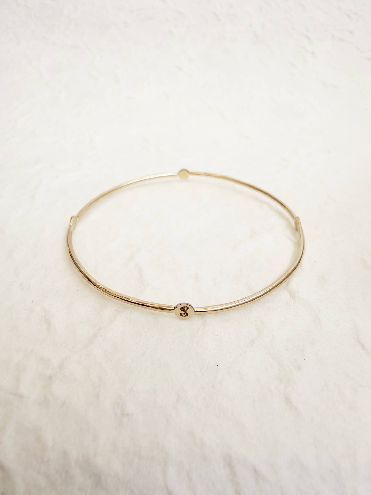 The Kin Bangle - 14K Gold (Customizable)