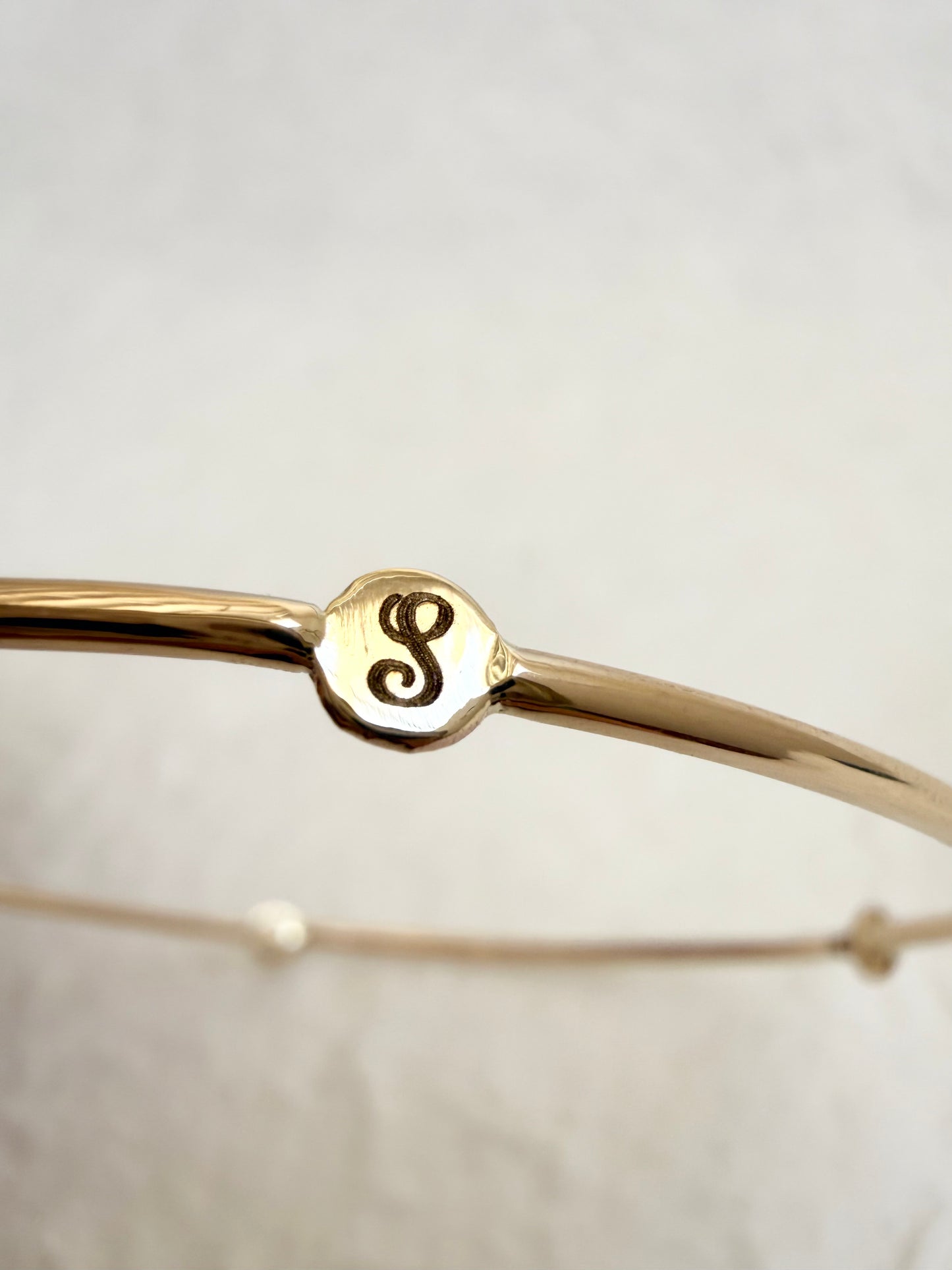 The Kin Bangle - 14K Gold (Customizable)