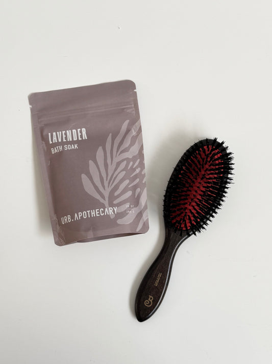 GIft Bundle: Bath Minerals and Brush