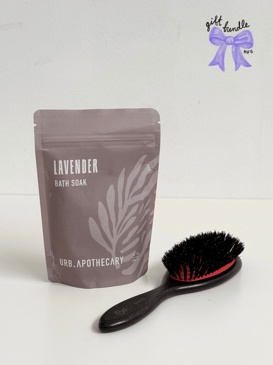 GIft Bundle: Bath Minerals and Brush