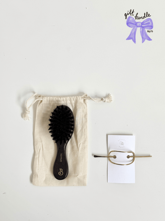 GIft Bundle: Hair Brush and Pin