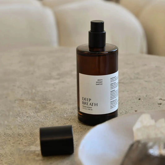 Deep Breath Wellness Room Spray – Zesty · Woody · Earthy