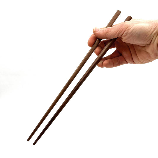 13" Walnut Wood Cooking Chopsticks - Cooking Utensil