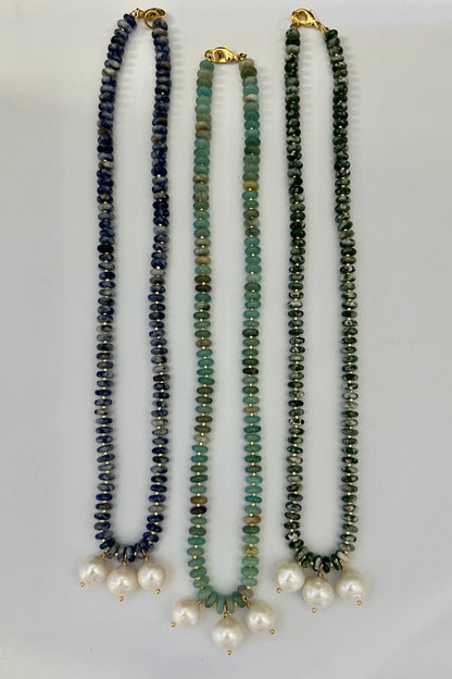 Madeleine Necklace: Amazonite