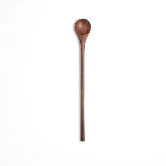 12" Walnut Wood Stirring & Tasting Spoon - Cooking Utensil