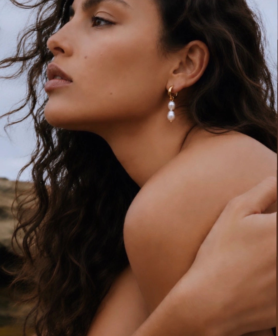 Lani Pearl Drop Earrings