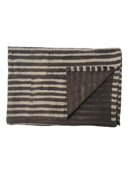 Grey Stripe Throw
