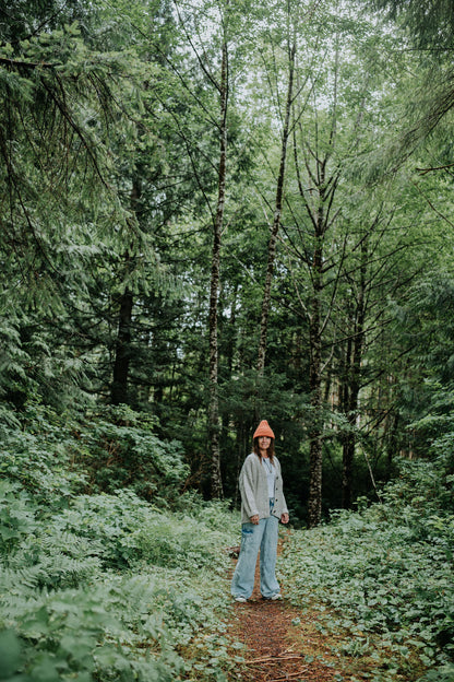 Silver Gaston Cardigan, Undyed Alpaca
