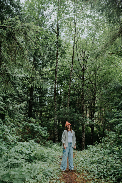 Silver Gaston Cardigan, Undyed Alpaca