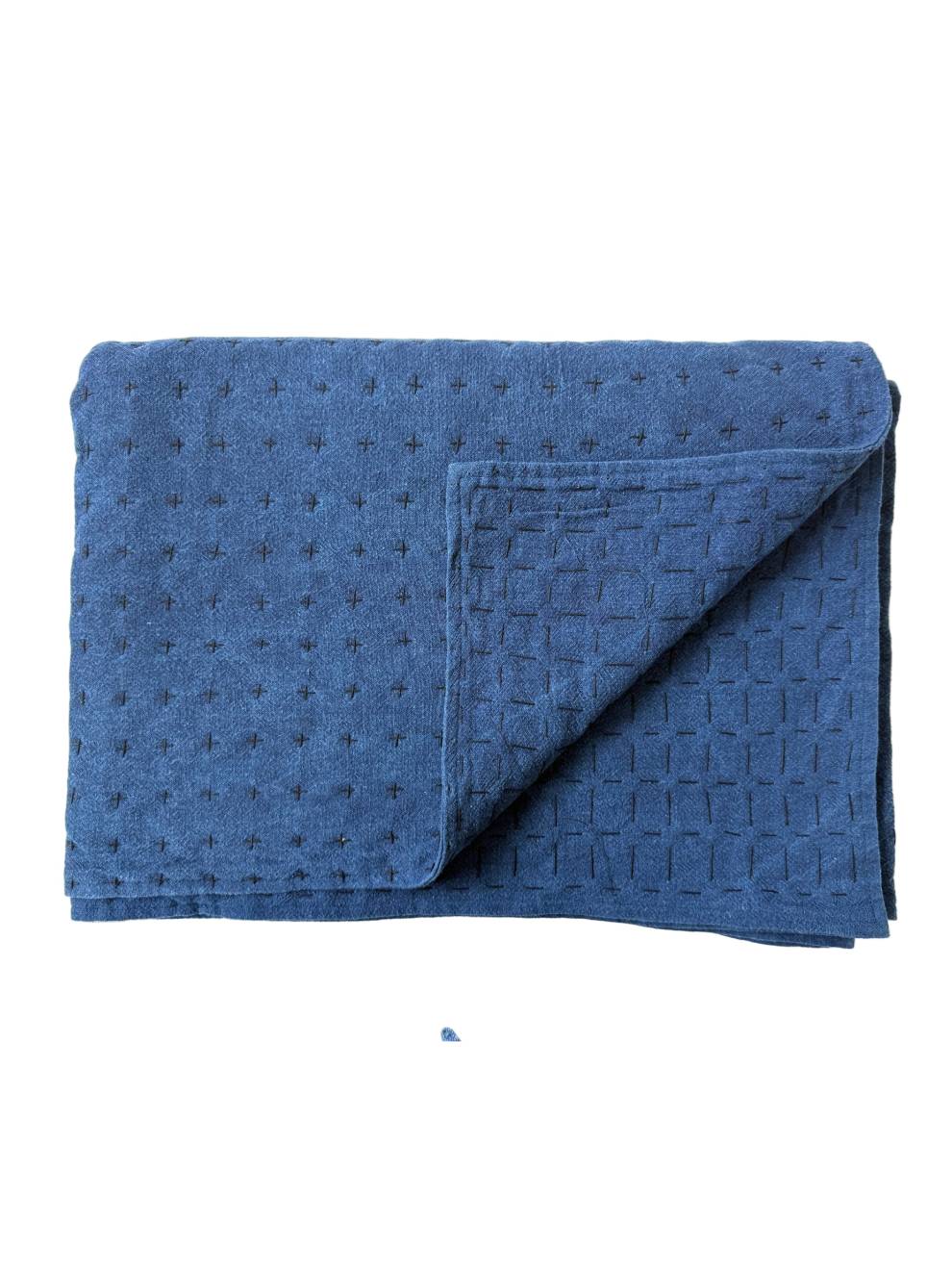 Indigo Quilt 75x55in
