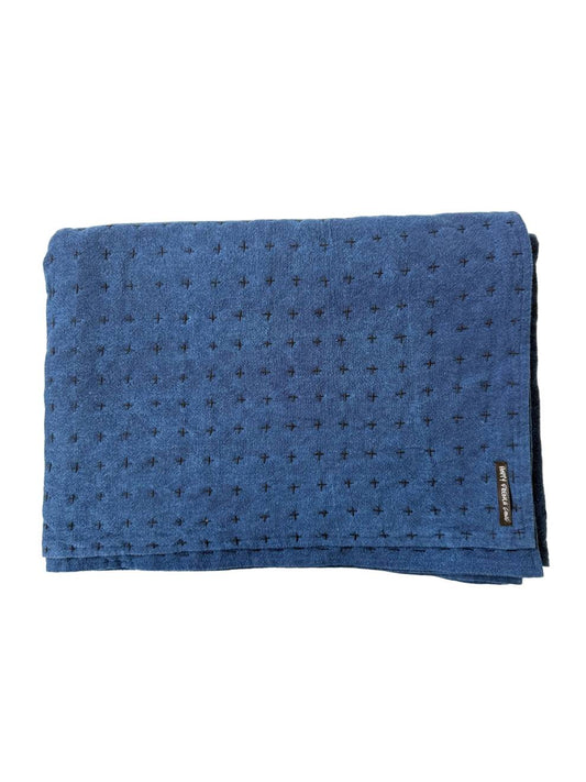 Indigo Quilt 75x55in