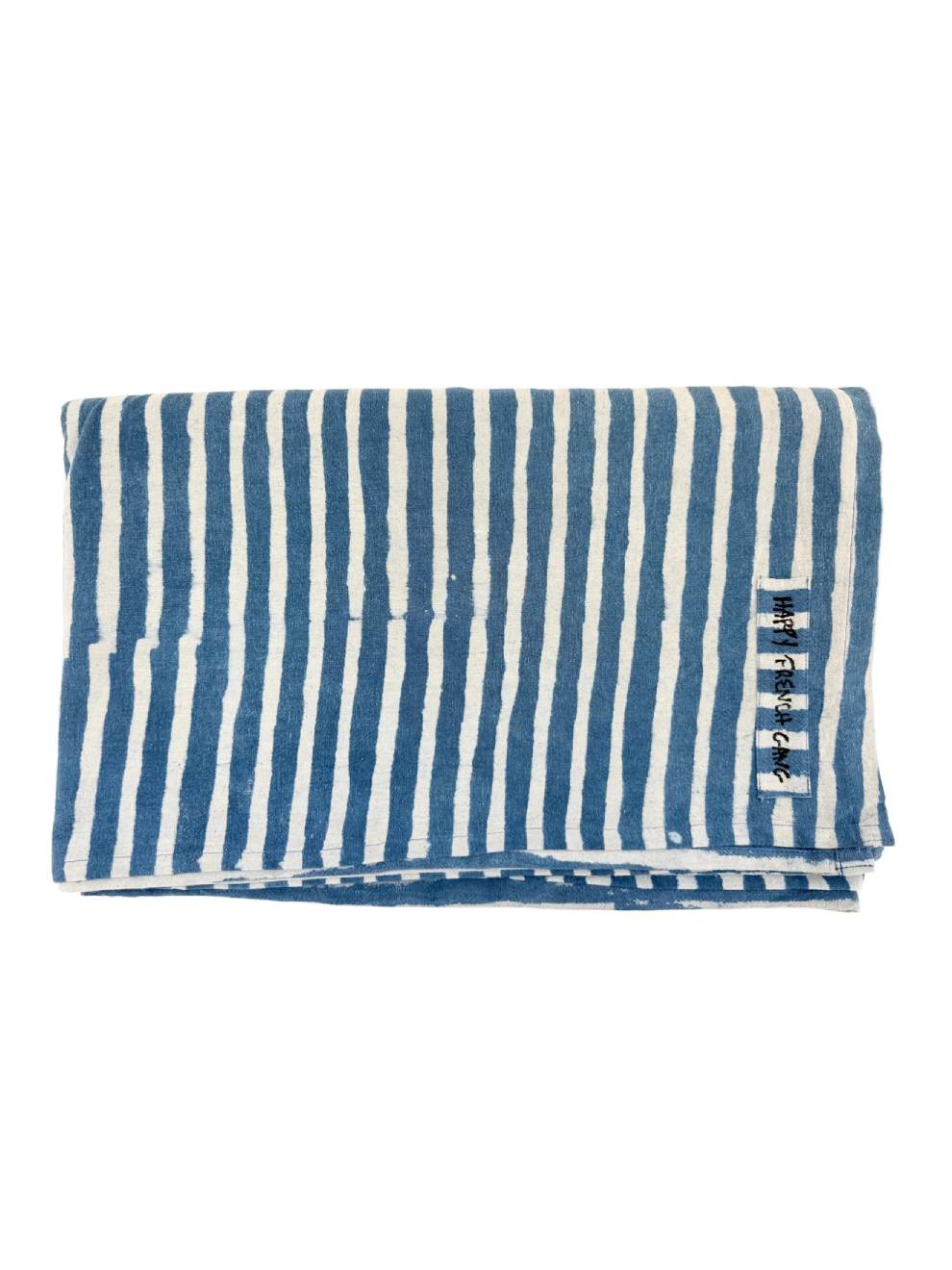 Large Rayé Throw Indigo - 90x68in