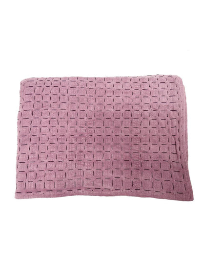 Throw Lavender & White 75x55in