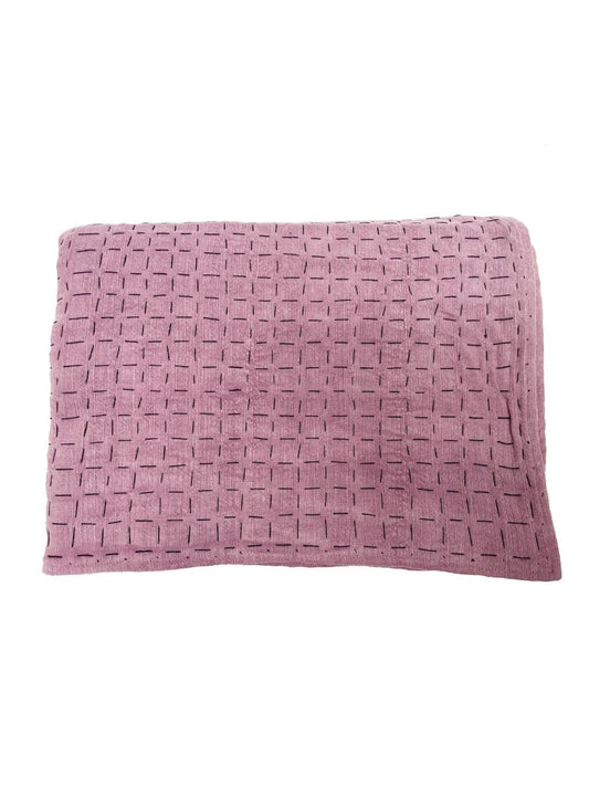 Throw Lavender & White 75x55in