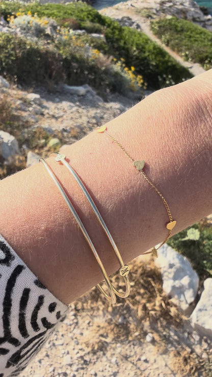 The Kin Bangle - 14K Gold (Customizable)