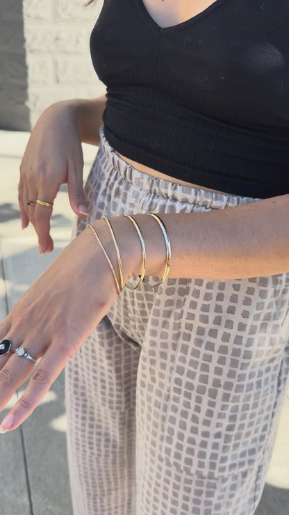 Signature Bangle 2.0 - The Milestone - 14K Gold