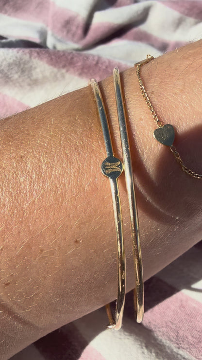 The Kin Bangle - 14K Gold (Customizable)