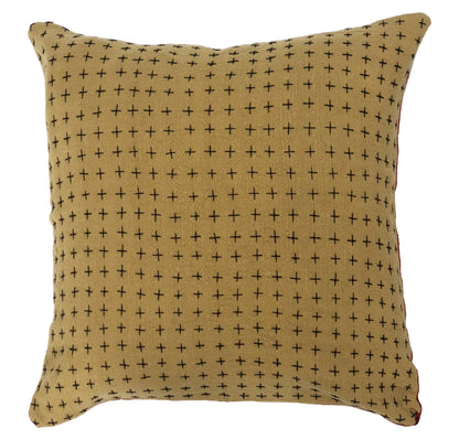 Madder & Mustard Pillow 18x18in