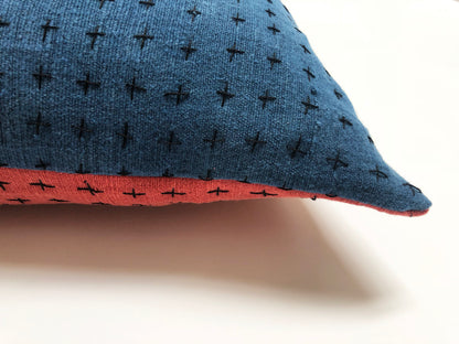 Indigo & Madder Pillow  18x18in