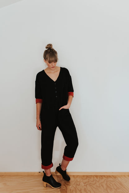 Black & Madder Jumpsuit