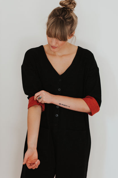 Black & Madder Jumpsuit