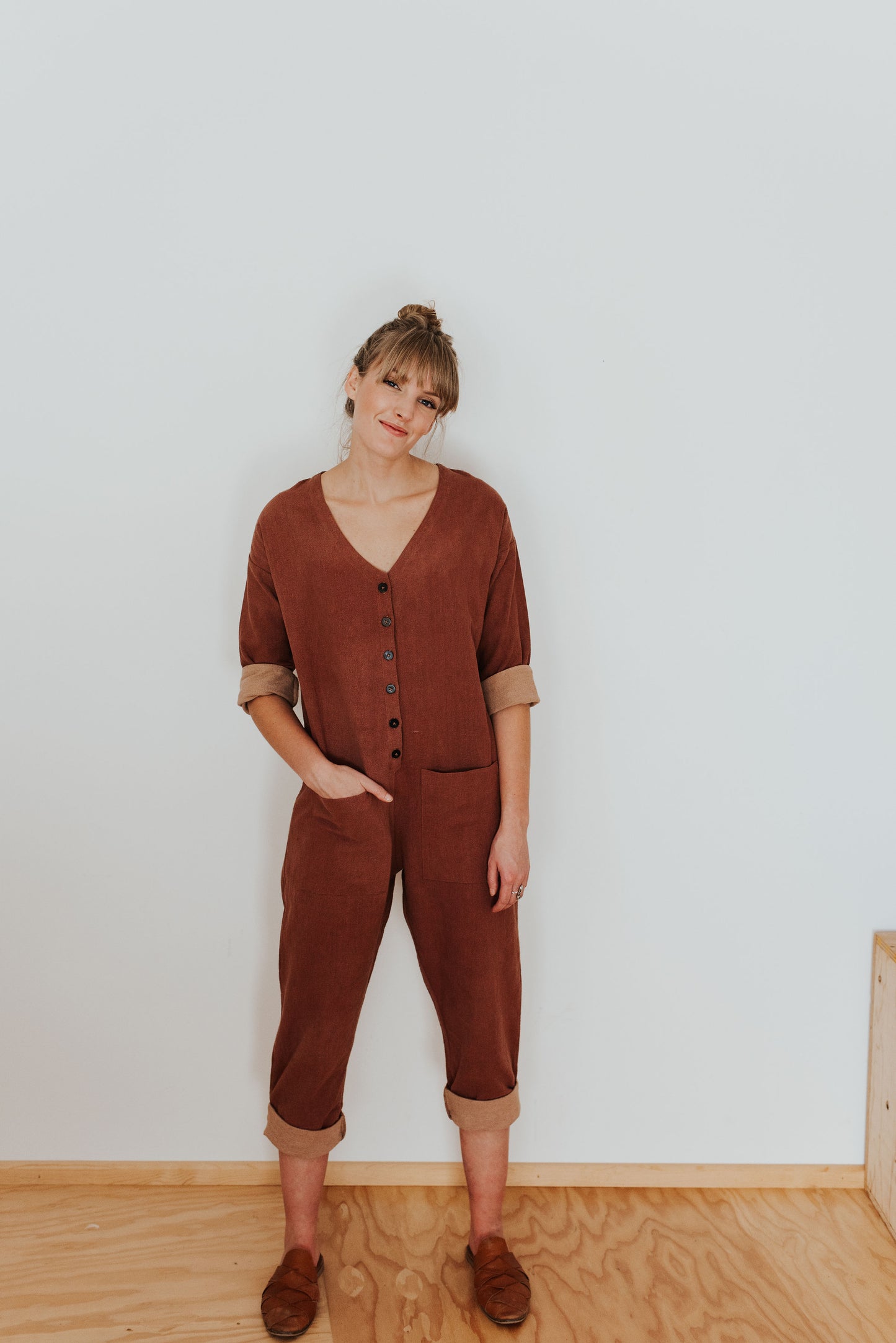 Terracotta Jumpsuit (XS-XL)