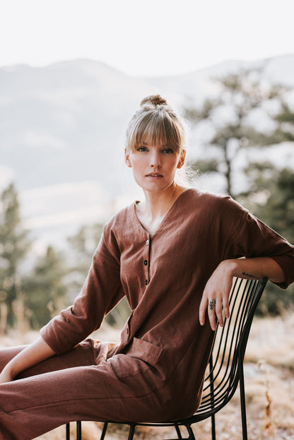 Terracotta Jumpsuit