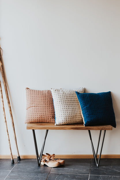 Indigo & Himalayan Pillow 18x18in