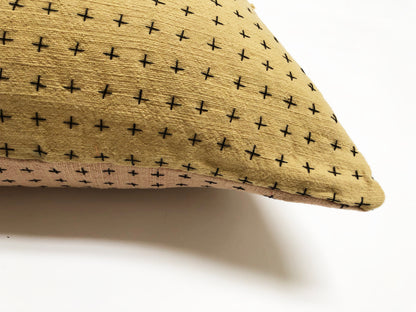 Mustard & Himalayan Pillow 18x18in