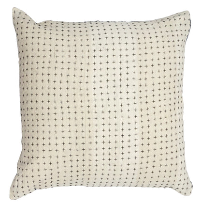 Natural & Indigo Pillow 28x28in