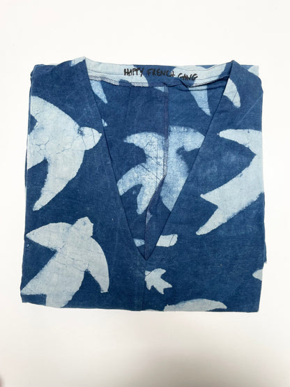 Liberté Indigo Print Dress