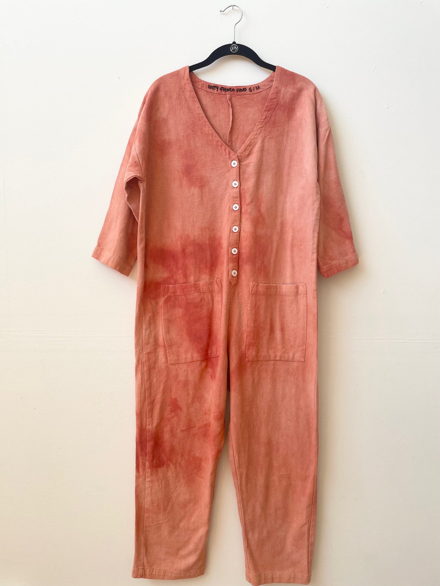 #53 Tie-dye Peach Jumpsuit S/M