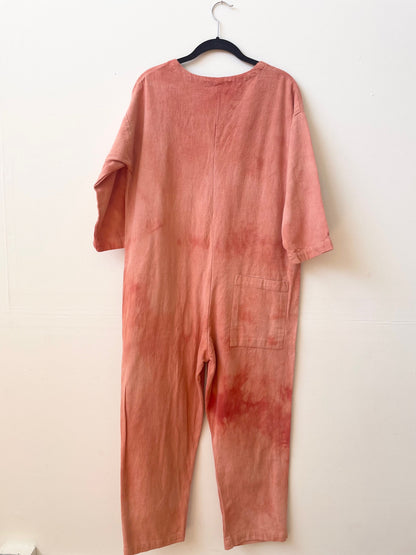 #53 Tie-dye Peach Jumpsuit S/M