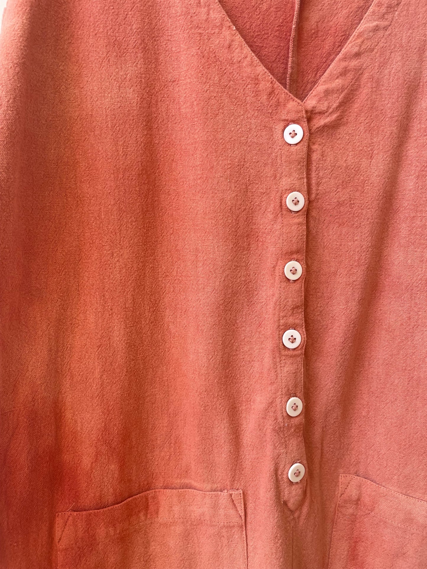 #54 Tie-dye Peach Jumpsuit S/M