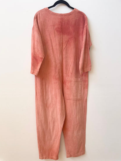 #54 Tie-dye Peach Jumpsuit S/M