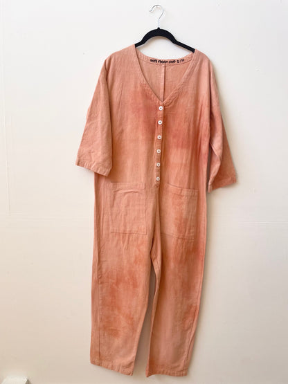 #55 Tie-dye Peach Jumpsuit S/M