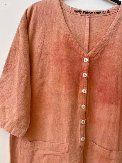 #55 Tie-dye Peach Jumpsuit S/M