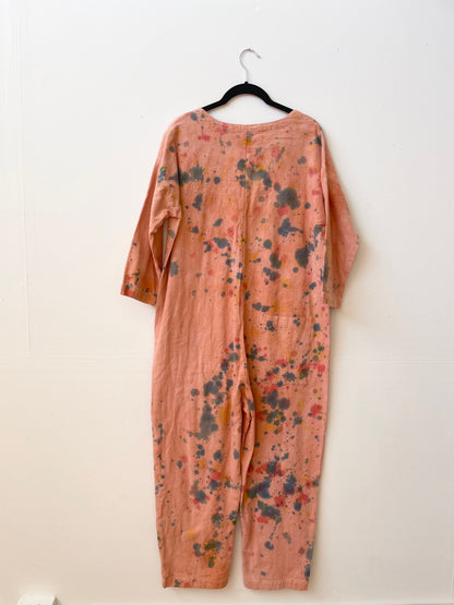 #56 Tie-dye Peach Painter jumpsuit M/L
