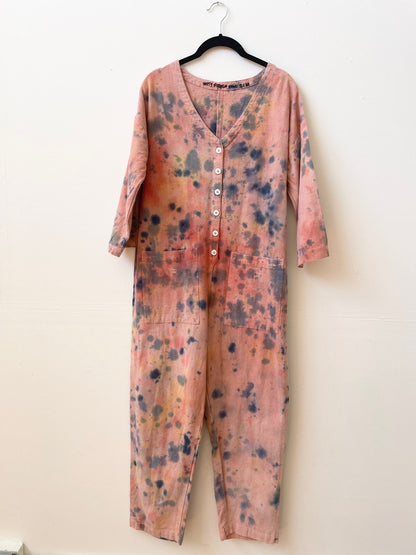 #57 Tie-dye Peach Jumpsuit S/M