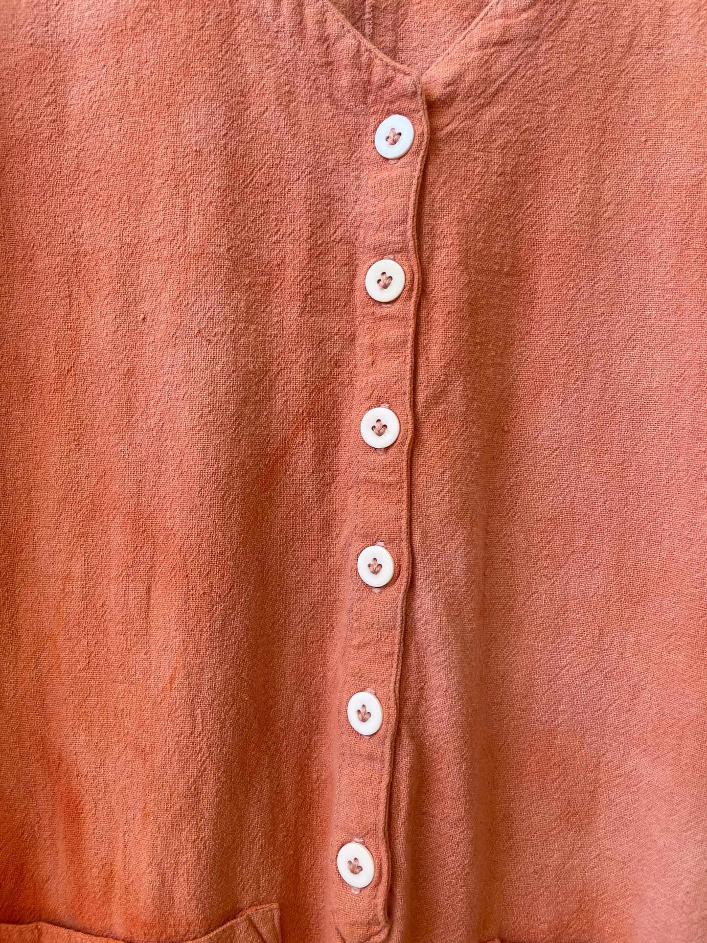 #59 Tie-dye Peach Jumpsuit M/L