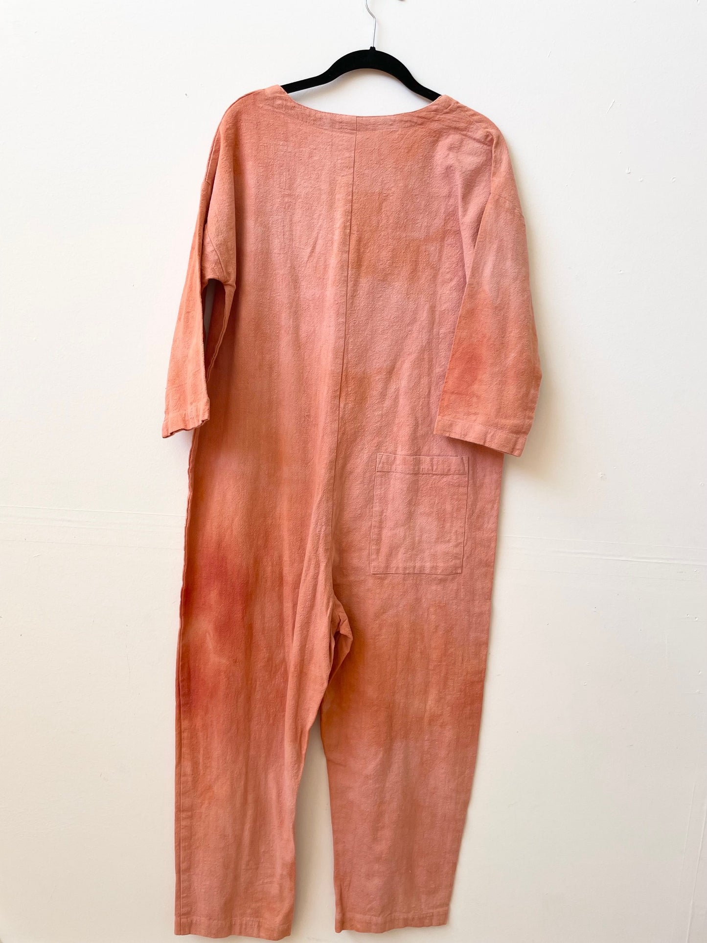 #60 Tie-dye Peach Jumpsuit M/L