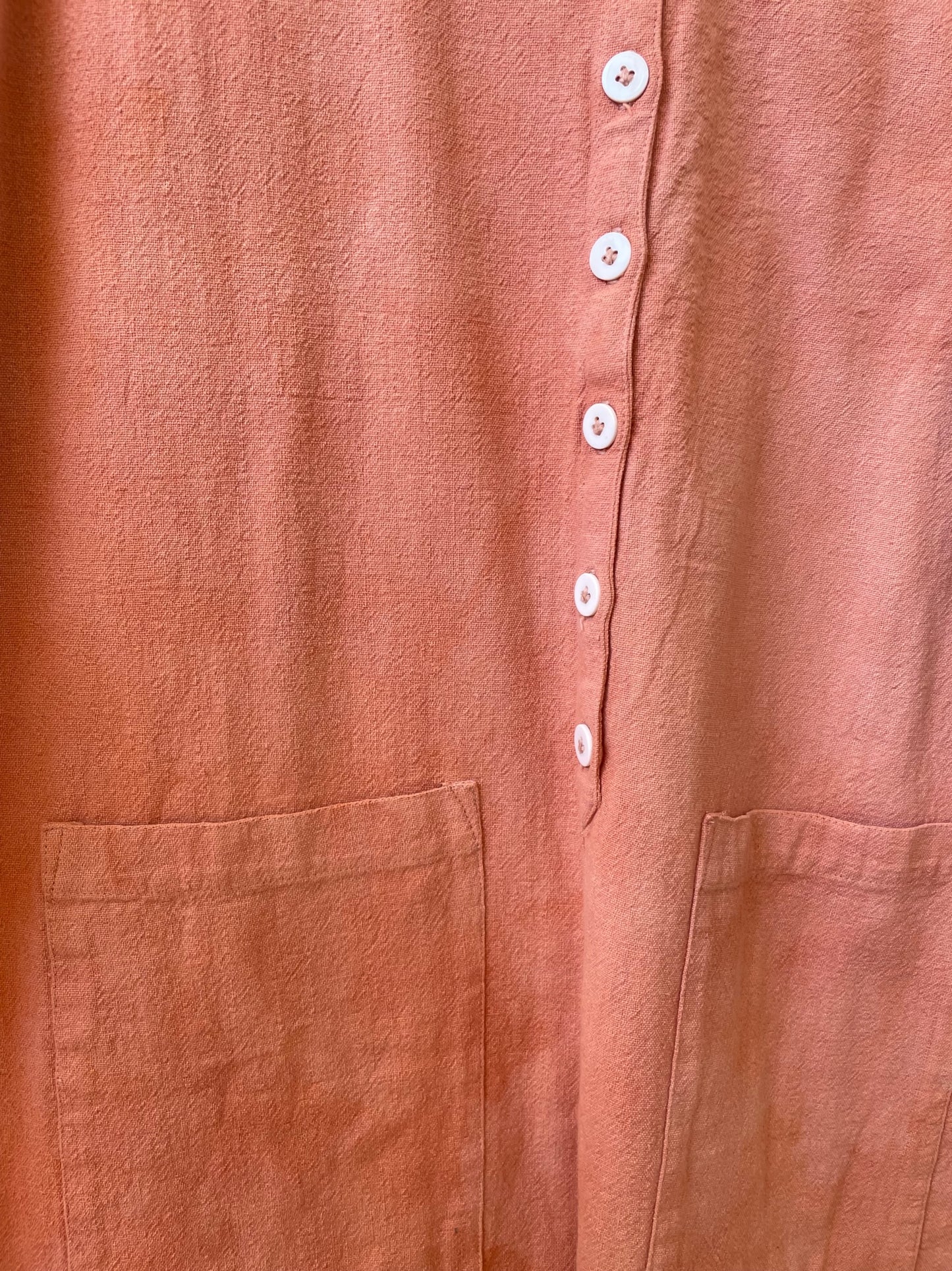 #61 Tie-dye Peach Jumpsuit M/L