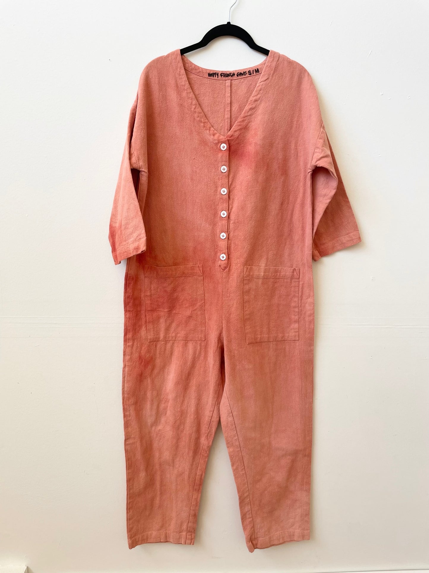 #58 Tie-dye Peach Jumpsuit S/M