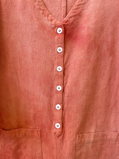 #58 Tie-dye Peach Jumpsuit S/M