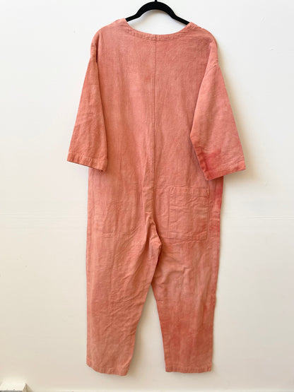#58 Tie-dye Peach Jumpsuit S/M