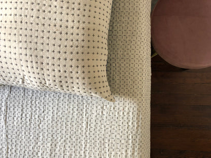 Throw Natural & Indigo